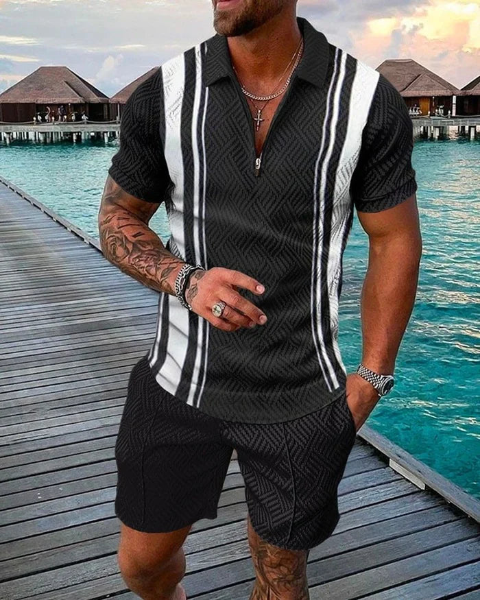 Ethan - Dominic Polo Shirt And Shorts Co-Ord