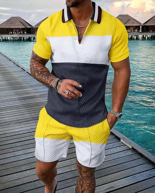 Ethan - Inigma Polo Shirt And Shorts Co-Ord