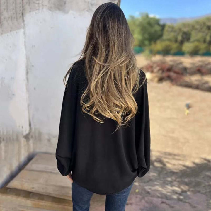 Elysa- Elegant Button-Up Blouse