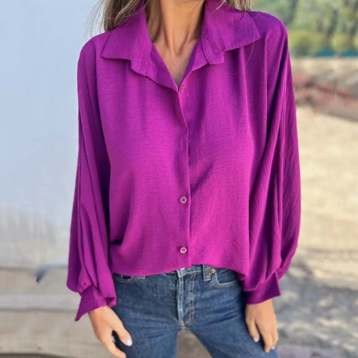 Elysa- Elegant Button-Up Blouse