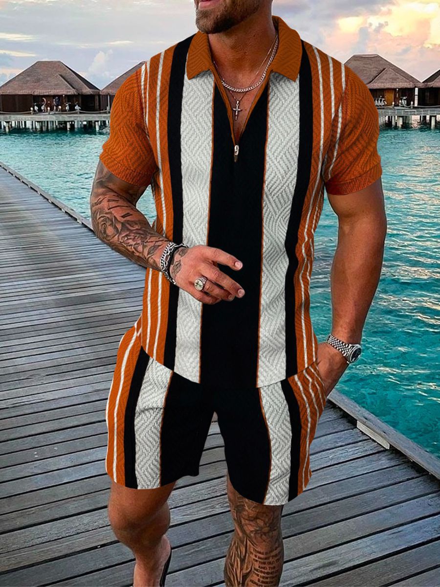 Ethan - Bar Hopper Polo Shirt And Shorts Co-Ord