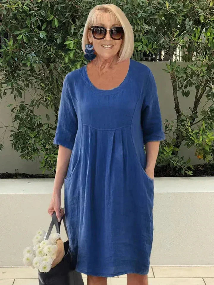 Violet - Loose Dress with Pockets