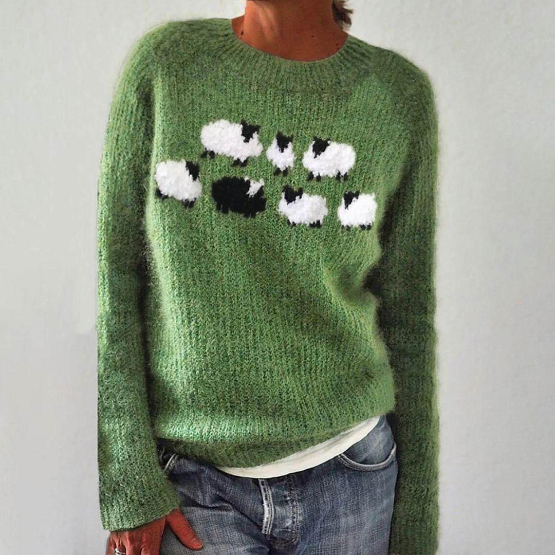 VERDE | LONG-SLEEVE HANDCRAFTED SWEATER