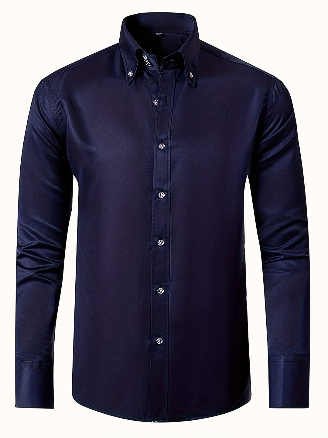 Liam™ | Solid Color Long Sleeve Shirt