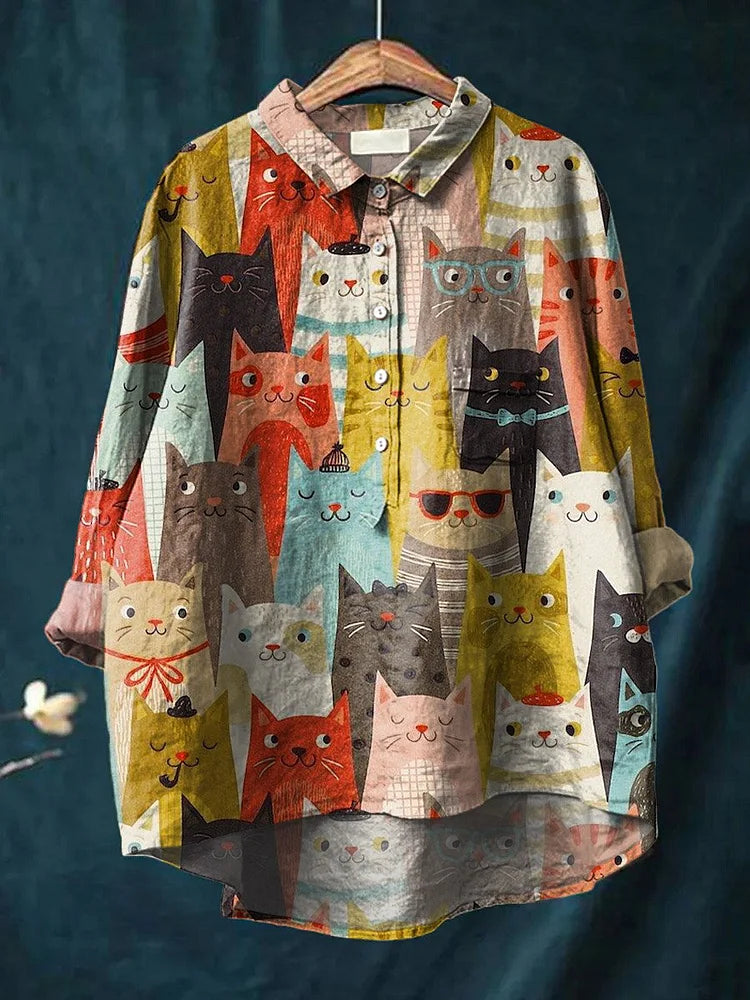 Sheila - Cat Art Shirt