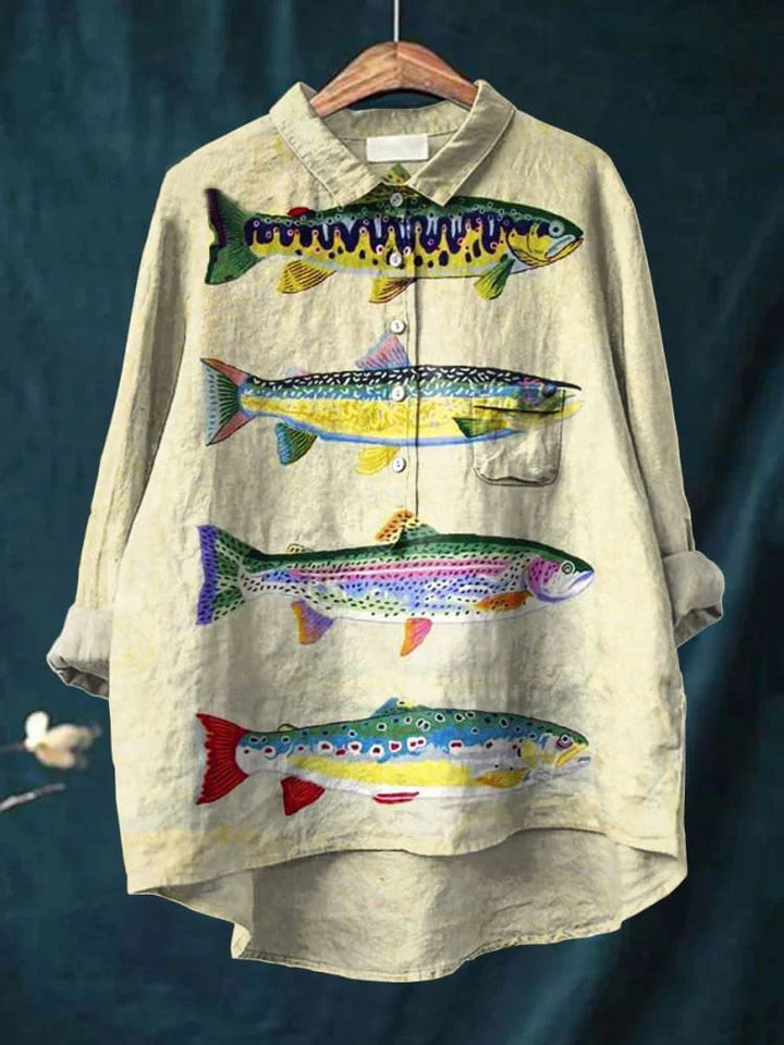 Darcy - Fish Art Shirt