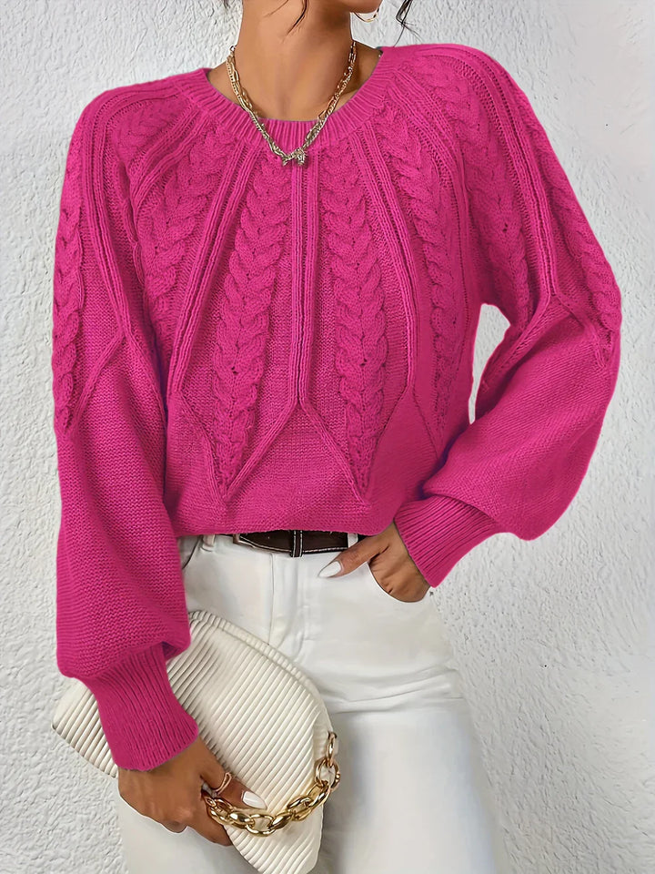 LUCY - Elegant Braided Sweater