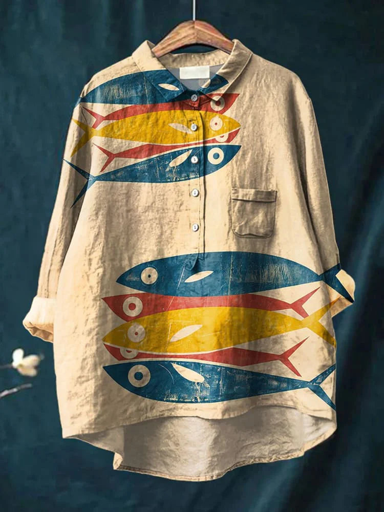 Darcy - Fish Art Shirt