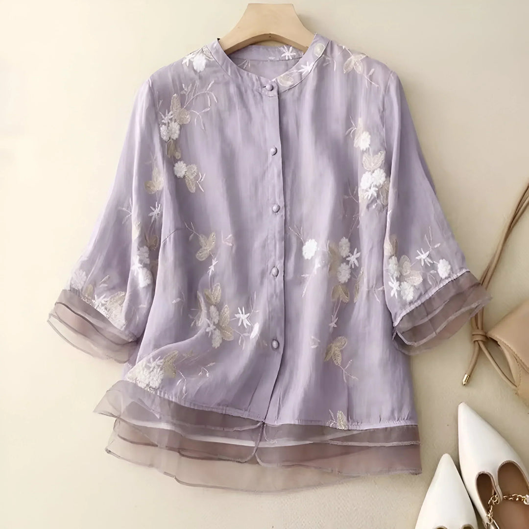 Elly - Lightweight Cotton Blouse