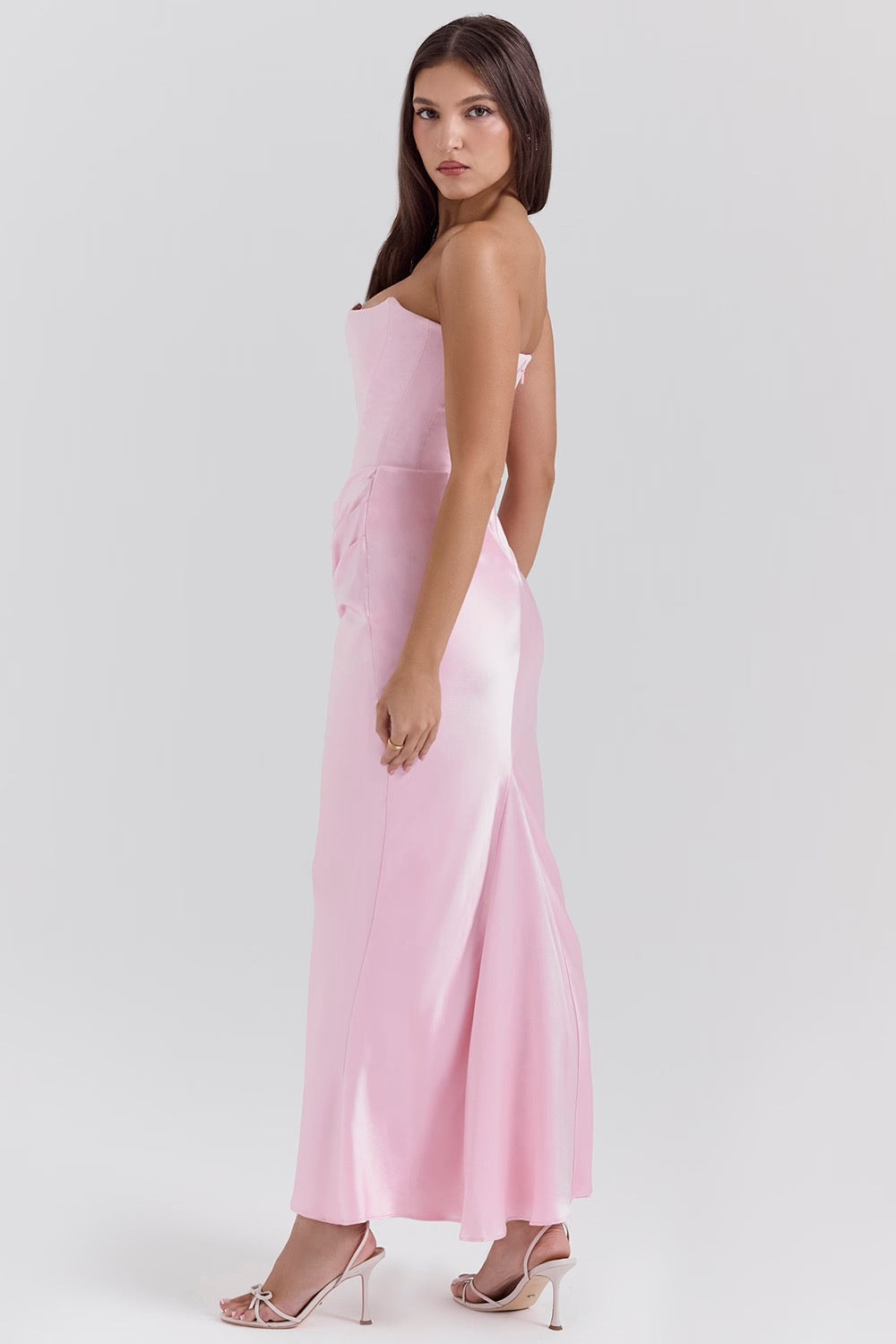 Lina - Elegant Corset Maxi Dress