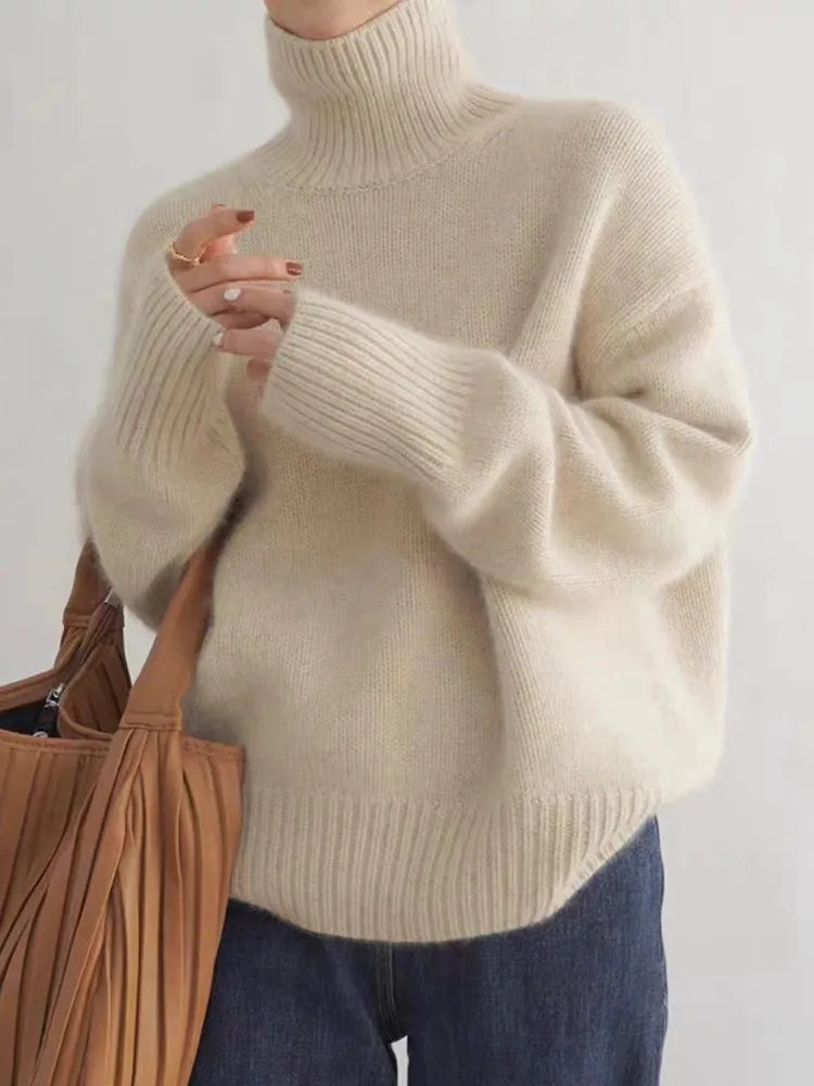 Ava™ - Soft and Cozy Turtleneck Sweater