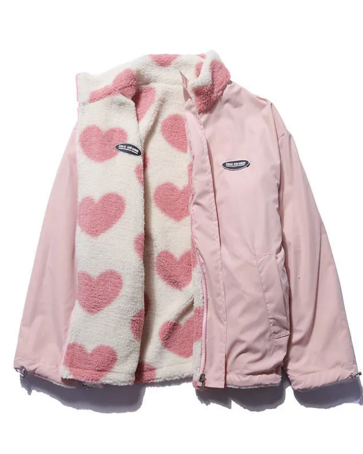 Isabella - Reversible Heart Coat