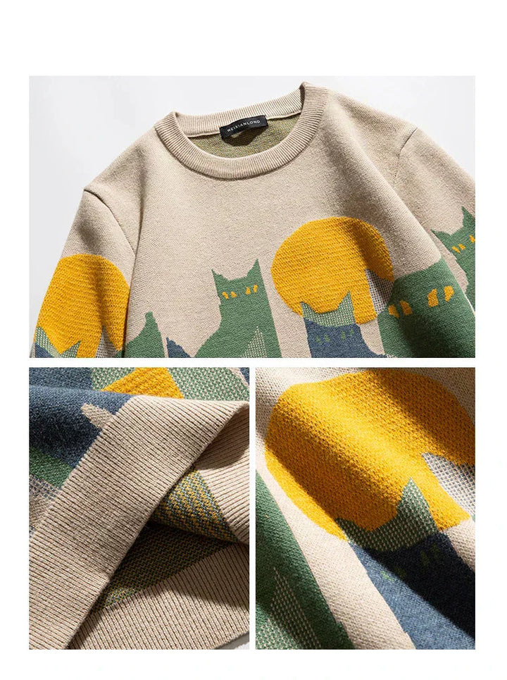 Morgan - Moonlight Cat Sweater