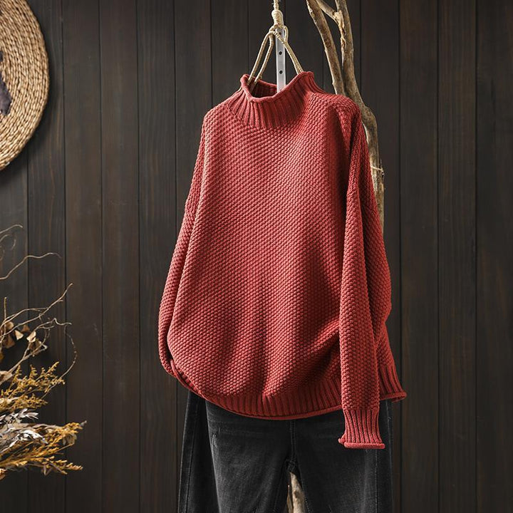 ANITA | SOFT AND ELEGANT WAFFLE-KNIT SWEATER