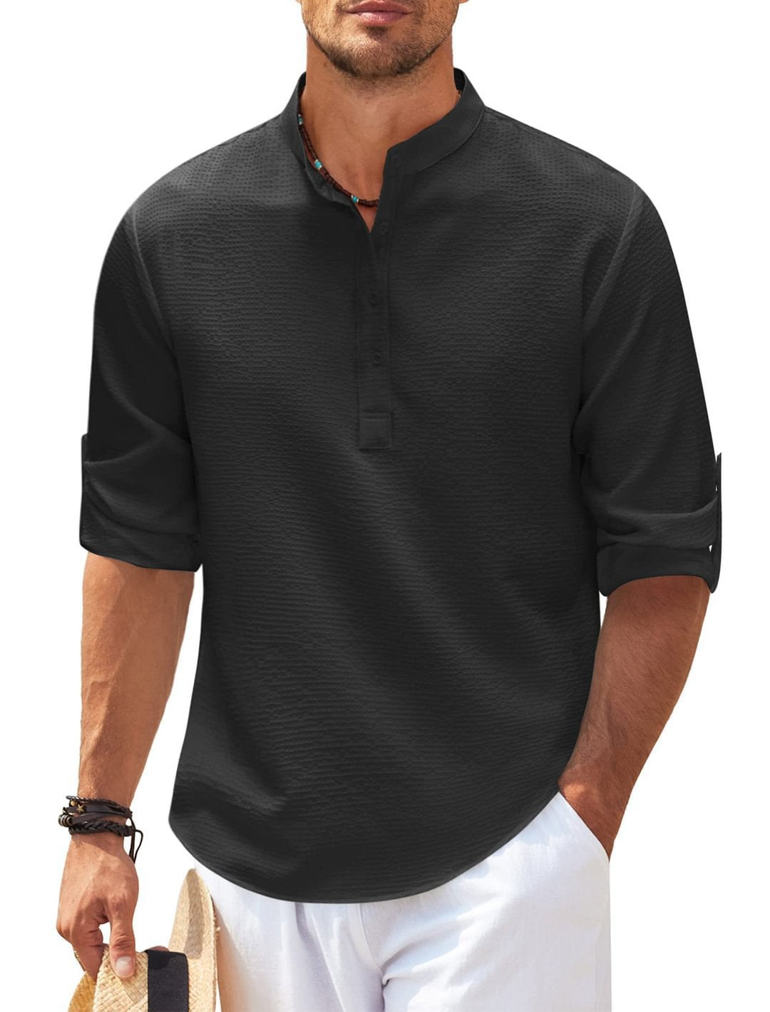 Viktor™ | Stylish 3/4 Sleeve Shirt
