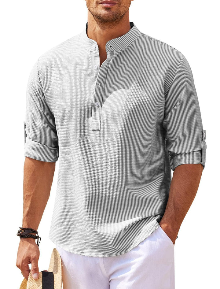 Viktor™ | Stylish 3/4 Sleeve Shirt