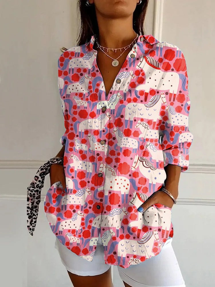 Cleo - Timeless Pattern Blouse