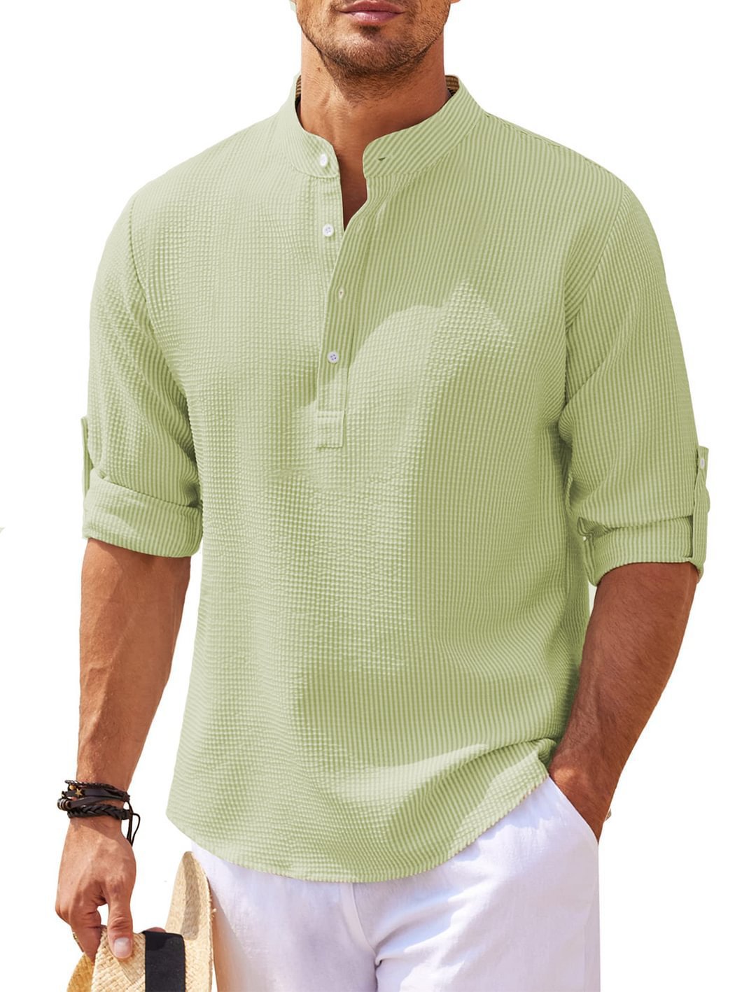 Viktor™ | Stylish 3/4 Sleeve Shirt