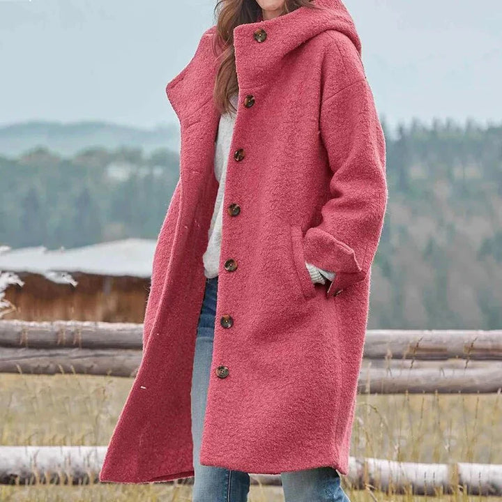 Sarah | Cosy Hooded Coat