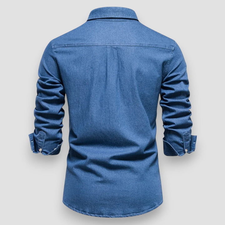 Oskar™ | Slim Fit Cotton Denim Shirt