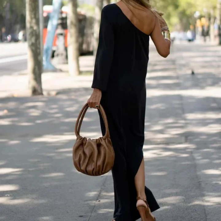 OLIVIA | GRACEFUL ONE-SHOULDER DRESS