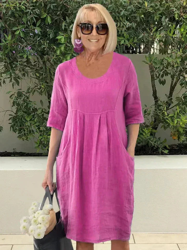 Violet - Loose Dress with Pockets