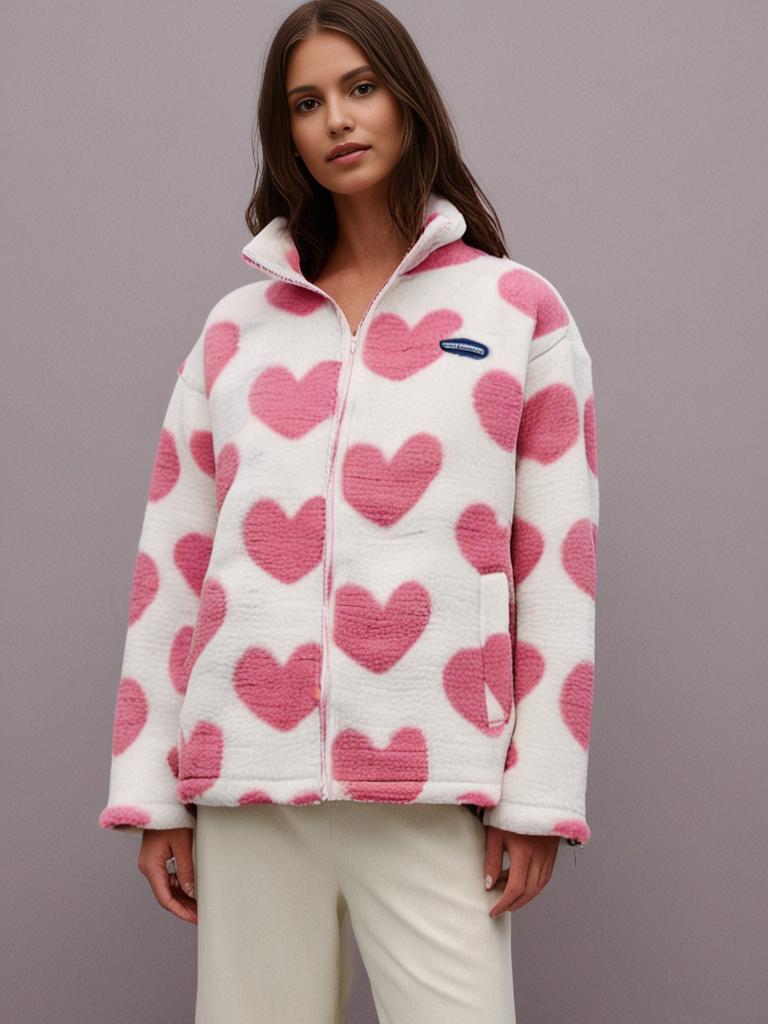 Isabella - Reversible Heart Coat