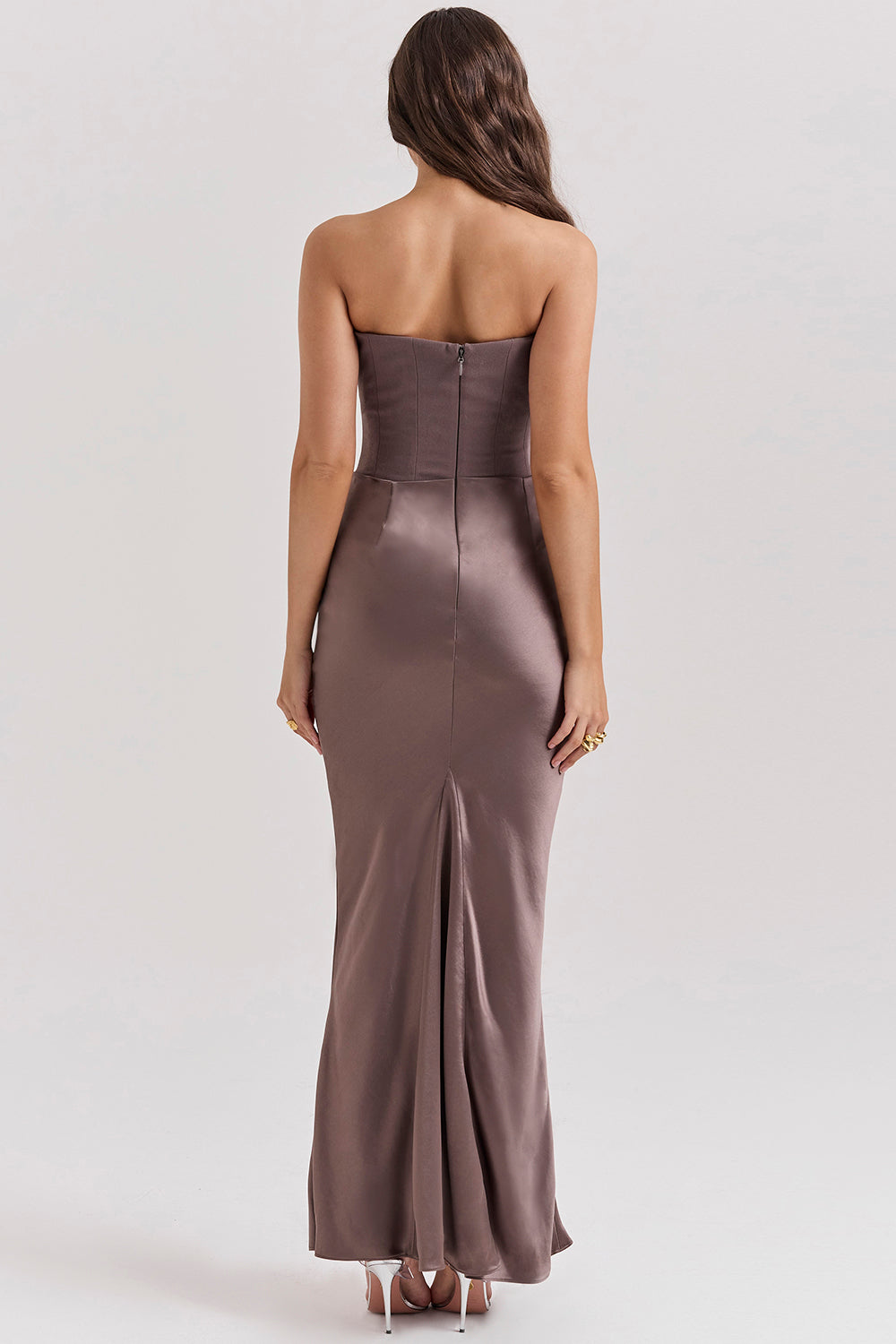 Lina - Elegant Corset Maxi Dress