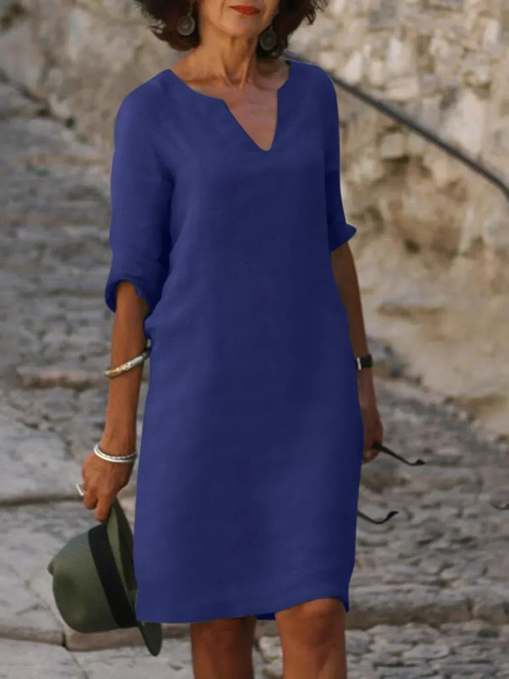 Josie™ | Elegant Dress with V-Neck