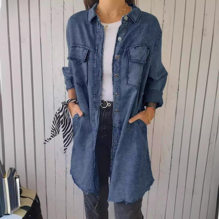 Deandra - Oversized Denim Shirt