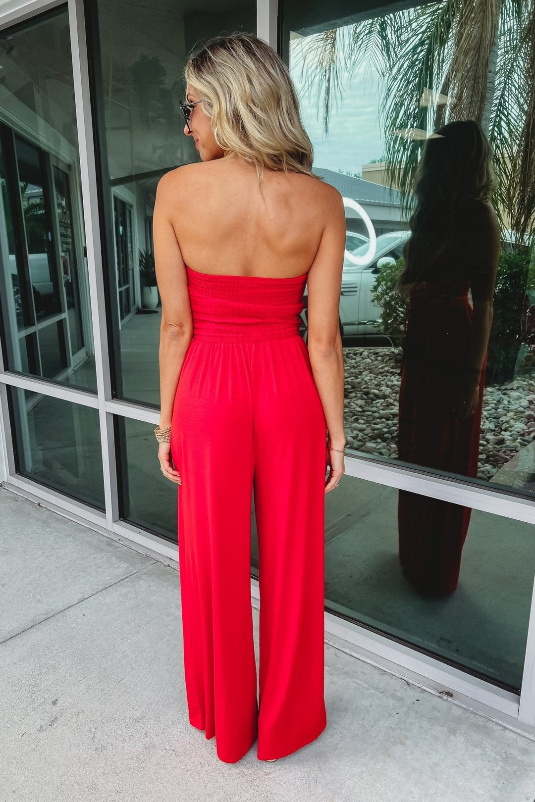 Chrissy - Trendy Off-Shoulder Jumpsuit