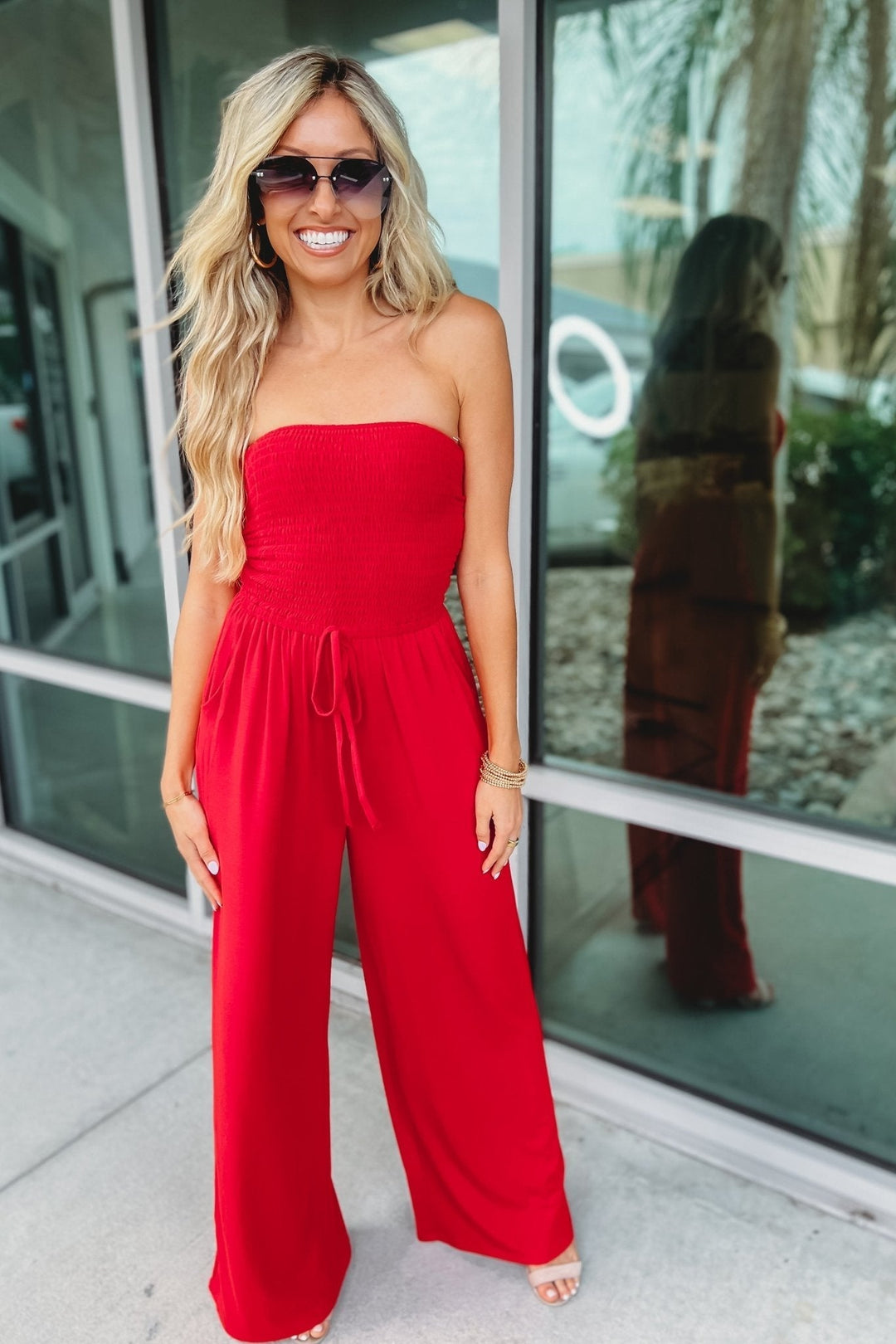 Chrissy - Trendy Off-Shoulder Jumpsuit