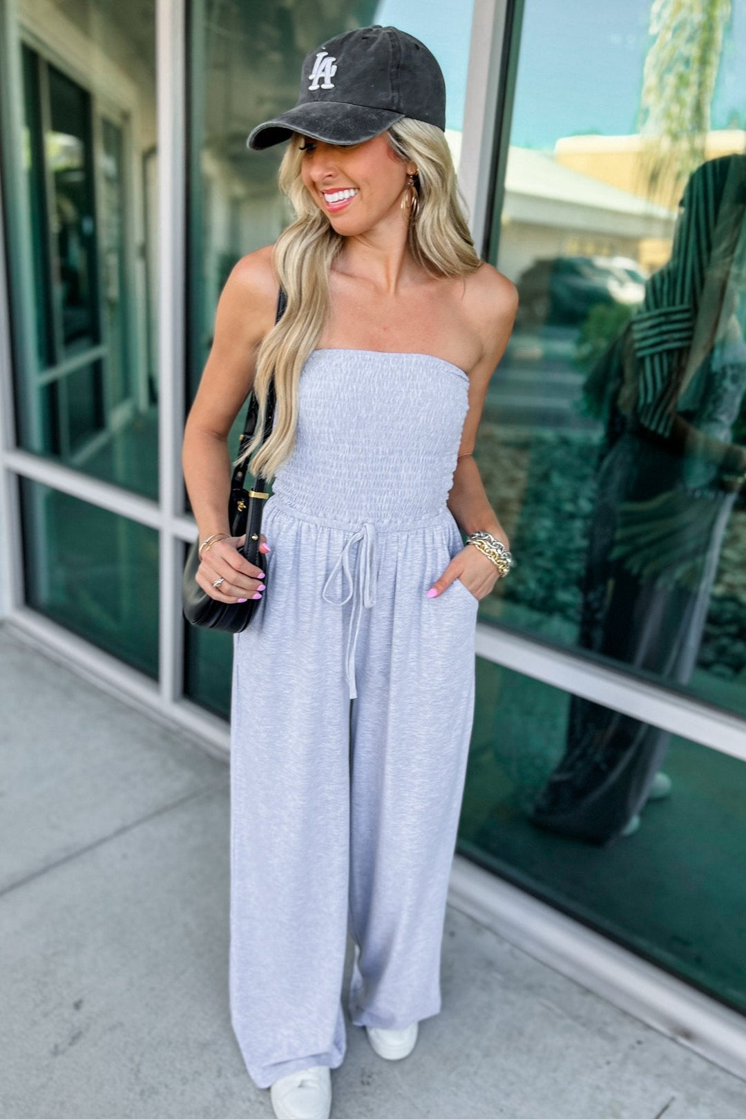 Chrissy - Trendy Off-Shoulder Jumpsuit