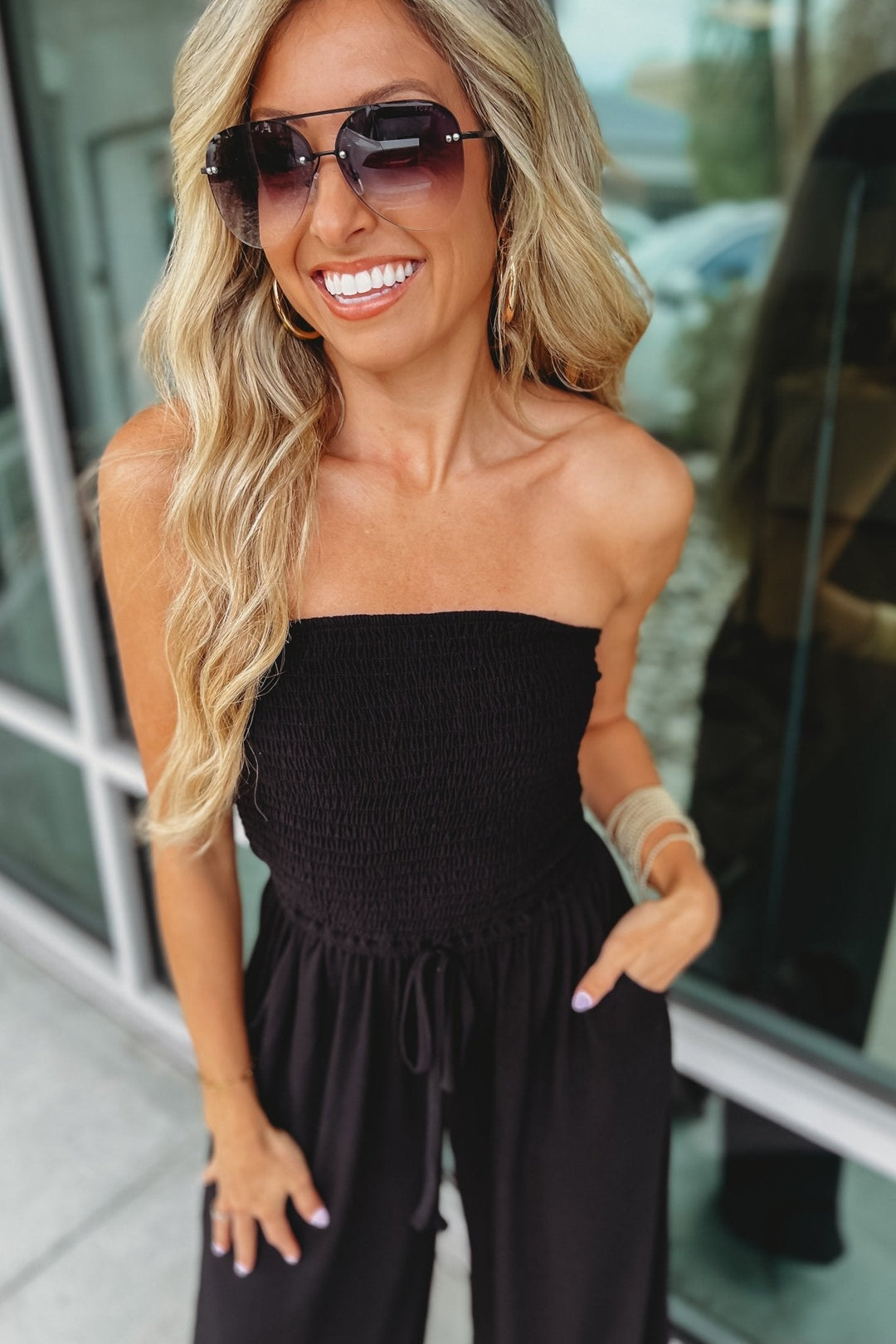 Chrissy - Trendy Off-Shoulder Jumpsuit