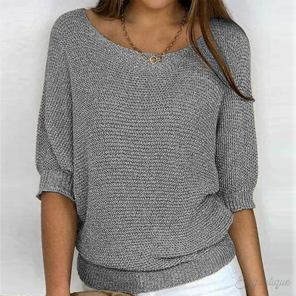 REBECCA | LIGHTWEIGHT AND ELEGANT SWEATER