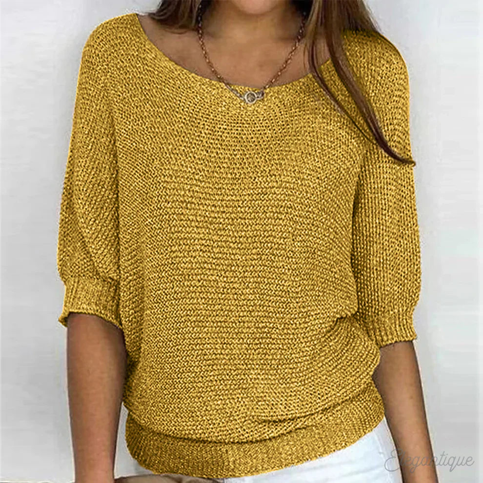 REBECCA | LIGHTWEIGHT AND ELEGANT SWEATER