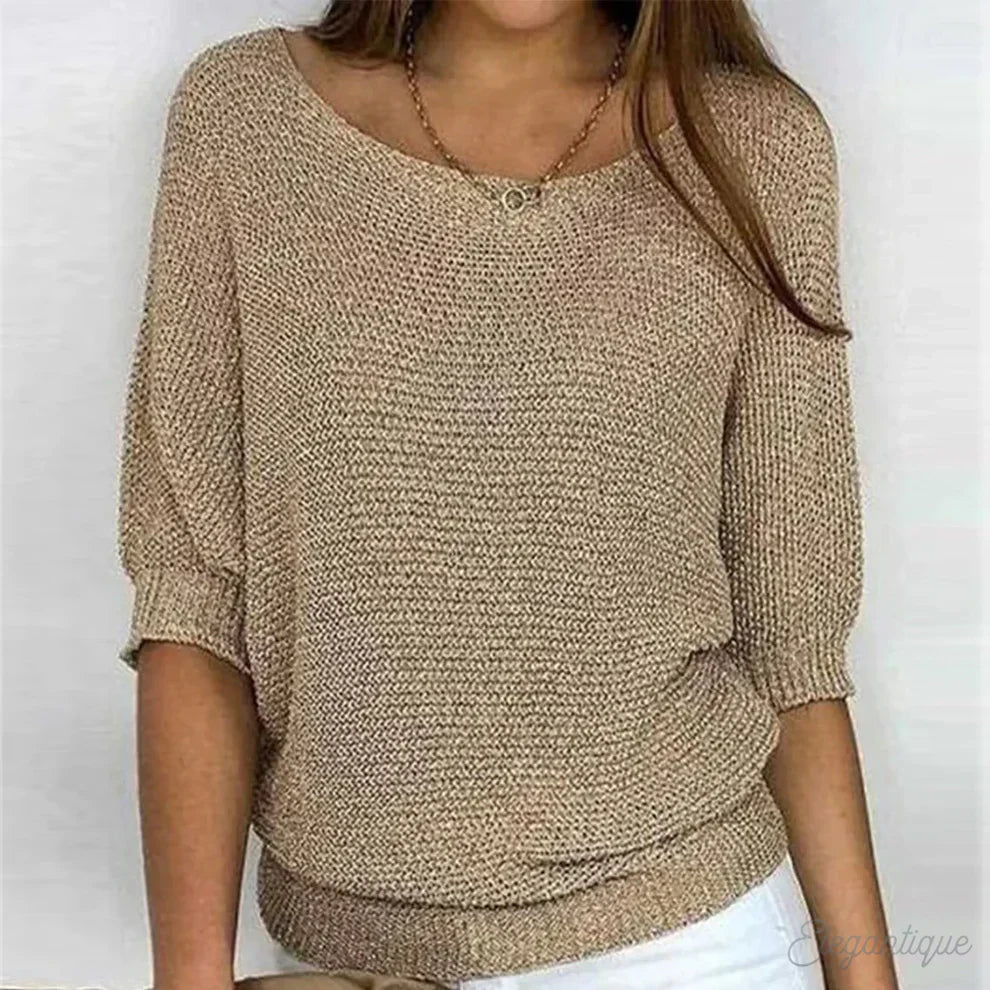 REBECCA | LIGHTWEIGHT AND ELEGANT SWEATER